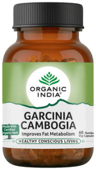 Гарцинія 60 капс, дозування 325 мг, Органік Індія; Garcinia Cambogia , 60 caps., Organic India
