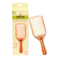Бамбуковий гребінець для волосся, Саттва Аюрведа; Bamboo hair brush, Sattva Ayurveda