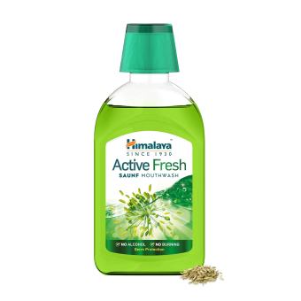 Аюрведический ополаскиватель для полости рта  Фенхель 215 мл, Хималая;  Active Fresh Saunf Mouthwash 215ml, Himalaya