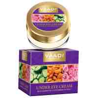 Крем під очі з мигдальным маслом і екстрактом огірка 30 г, Вааді; Under Eye Cream with Almond Oil & Cucumber Extract 30 g, Vaadi