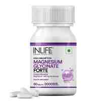 Магній гліцинат Форте 2000 мг, 60 таб, ІнЛайф; Chelated Magnesium Glycinate Forte Supplement 2000 mg, 60 tab., InLife