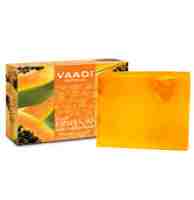 Мило натуральне Свіжа папайя 75 г, Вааді; Fresh Papaya soap 75 g, Vaadi Herbals