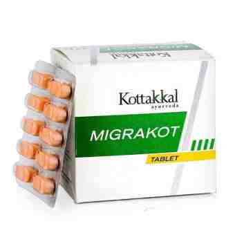 Мигракот, лечение мигрени, 100 таб., Коттаккал Аюрведа; Migrakot 100 tab., Kottakkal