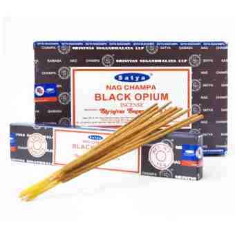 Пахощі Чорний опіум 15 г, Сатья; Black opium Insence 15 g, Satya