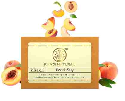 Аюрведическое мыло Персик 125 г, Кхади; Peach Soap 125 g, Khadi Natural