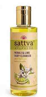 Гель для душу "Неролі та лайм" 210 мл, Саттва Аюрведа; Body wash Neroli & Lime 210 ml, Sattva Ayurveda