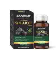 Шиладжит (муміє) 60 капс.,  дозування 500 мг., Гудкэер; Shilajeet 60 caps., 500mg.,  Goodcare