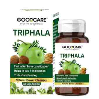 Трифала 60 таб., дозування 500мг., Гудкеєр; Triphala 60 tabs., Goodcare