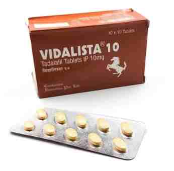 Видалиста 10 (Тадалафил 10 мг) 10 таб., Центурион Ремедис ЛТД; Vidalista 10 (Tadalafil tab. IP 10 mg) 10 tab